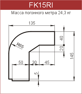 Карнизы: FK15RI - 3530 руб/м.п. 