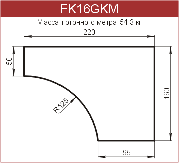 Карнизы: FK16GKM - 7060 руб/м.п. 