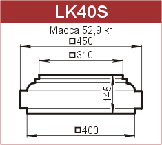 Крышки на столбы забора: LK40S - 6810 руб/шт. 