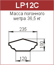 Крышки парапетные: LP12C - 3780 руб/м.п. 