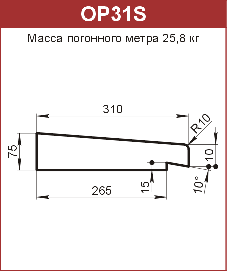 Подоконники: OP31S - 4790 руб/шт. 